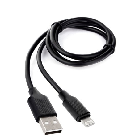 Cable Cablexpert CCB-USB-amapo2-1MB, Lightning-USB, 2.1 A, 1 m, charging + data transfer