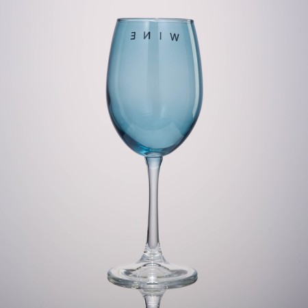Wine glass "Wine", 360 ml, blue-3