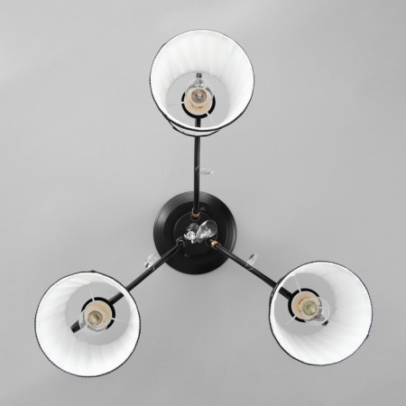 Jenny chandelier 3XE14 40W black and gold 56.5x56.5x36.5 cm Bayerlux-3
