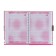 Notebook in a gift box, on a lock, A6+, 50 sheets, line "Flowers", mix