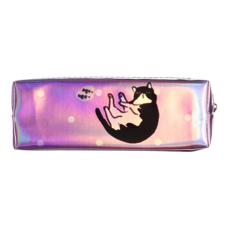 School penalty, on lightning holographic "Pink cat"-2