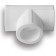 Aqualink tee, polypropylene, d = 110 mm