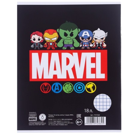 Gift set for a boy, 10 items, Avengers-9