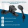 Santek's bath mixer "Arma", short surplus, with accessories, black matte