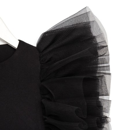 Платье для девочки MINAKU: PartyDress цвет чёрный, рост 104-18