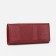 Women's wallet on the button, red color