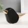 Souvenir ceramics "bird" black with gold 15.5x3.3x9 cm