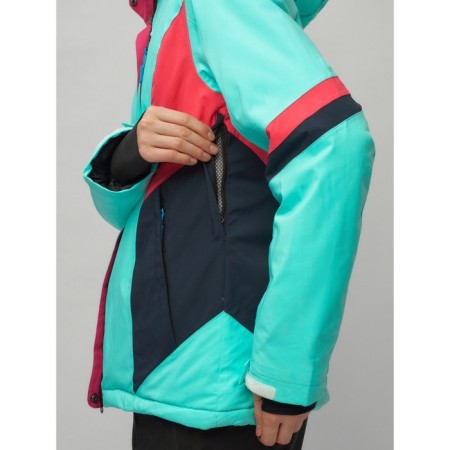 Ski suit, size 44, turquoise color-2