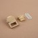 Bag's fastener, 2.3 × 3.5 cm, gold color