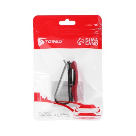 TORSO glasses holder, clamp, red-2