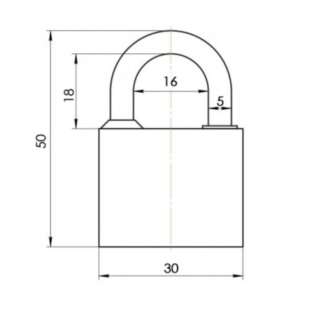 A hinged APECS PD-03-30, D = 5 mm, cast-iron-1