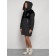 Winter jacket female, size 50, black color