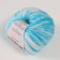 Rindrops yarn 18% wool, 35% polyamide, 47% acrylic 115m/50g (2917 turquoise Melange)