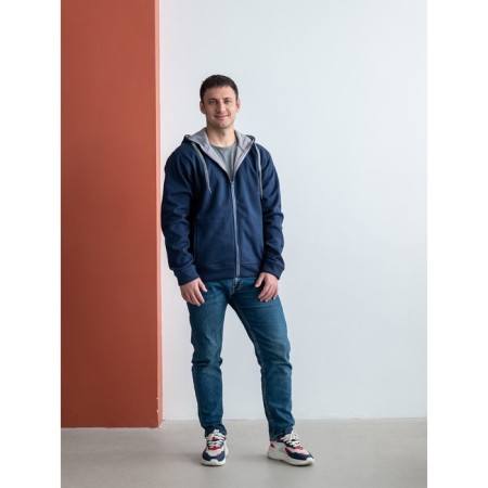 Male sweatshirt, size 46, black color-5