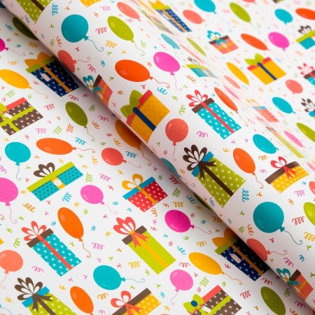 Glossy packaging paper "Balls", 70 × 100 cm, 1 sheet-1