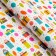 Glossy packaging paper "Balls", 70 × 100 cm, 1 sheet