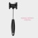 A hammer for meat of the deed "oval", 25 cm, black color