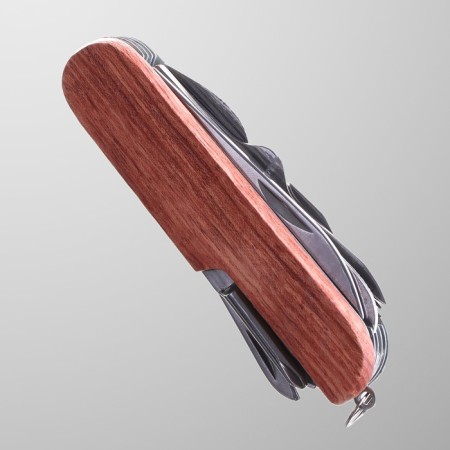 Knife with a corkscrew and opening, fish-1