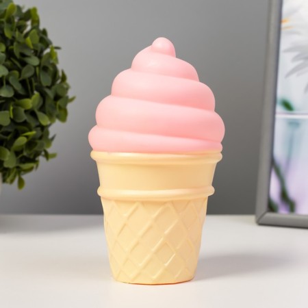 Night Plastic "Ice Cream in a glass" MIX LEDH1 7.5x7.5x14 cm Risalux-1