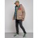 Winter male jacket, size 52, brown color