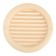 Ventilation grate Zein, D = 125 mm, round, with a grid, a flange, a stiff, elephant. bone