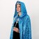 Carnival set of children, plush, blue color with pattern length 100 cm