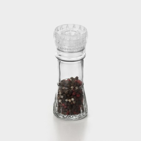 Mill for spices, plastic mechanism, 80 ml, transparent color-1