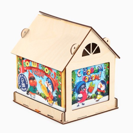 Sweet children's gift of the "Magic Year": sweets 700 g, colors 12 colors, feeder-1