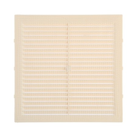 Ventilation grate "Space" L194sk, 194x194 mm, with a grid, ineffective, ivory-2