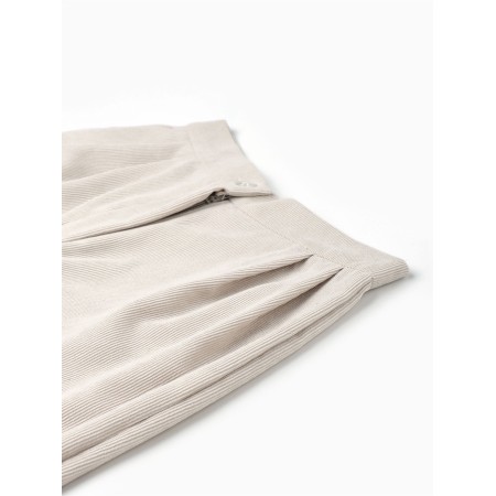 Women's Palazzo trousers, minku, gray-beige color, size 50-1