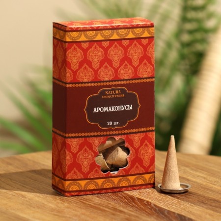 Incense "Natura" 20 cones with a stand red jasmine-1