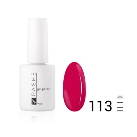 Color gel polish Pashe, No. 113 grenade juice, 9 ml