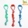 Cable toy with chewing elements "Toothpick", 45 cm, mix of flowers