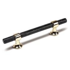 Cappio pk106 bracket handle, m/o 96 mm, d = 12 mm, plastic, graphite/gold color