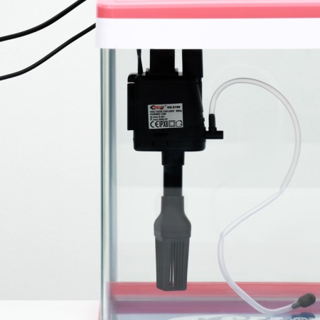 The Seastar HX-318F Aquarium includes: LED lamp 7 modes, filter, 18 l, red-3