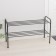 Shoe stand, 2 tiers, 82.5 × 32 × 48.5 cm, black color