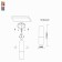 Ceiling lamp ST LUCE. ST100.412.01. 1x50 W, GU10, 6.4x6.4x13.1 cm, black color