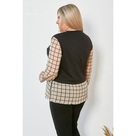 Female jumper, size 52, beige color-3
