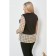 Female jumper, size 52, beige color