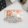 Hair hair clip "Lira" 8.5 cm, silver