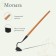 Motyga, blade 10 cm, length 100 cm, wooden stalk, "premium"