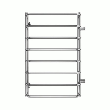 Water towel Terminus "Standard" P8, 500x800 mm, lateral connection, chromium
