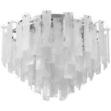 Ceiling chandelier Glowice 10XE14 40W, size 60x60x42 cm, color chromium