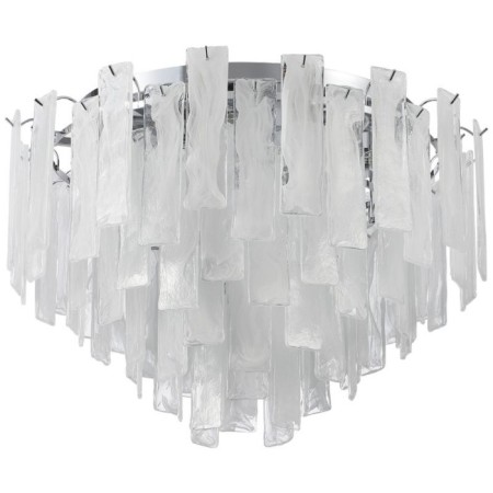 Ceiling chandelier Glowice 10XE14 40W, size 60x60x42 cm, color chromium