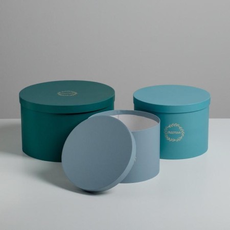Set of hats for colors 3 in 1, gift packaging, “turquoise”, 18 x 13 cm - 25 x 15 cm-1