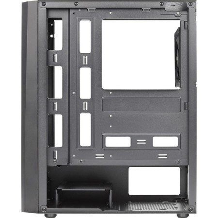 The Aerocool Delta case is black without ATX 7x120mm 2xusb2.0 1xusb3.0 Audio Bott PSU-5