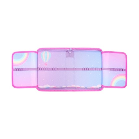 Penal 1 section, 140 x 200 x 40 mm, 2 folding strips, fabric, PCT 09-20 "Safir Unicorns"-4
