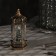 LED figure "Christmas tree in the rotunda" 6.3 × 14 × 6.3 cm, plastic, sparkles, batteries AG13x3, glow warm white