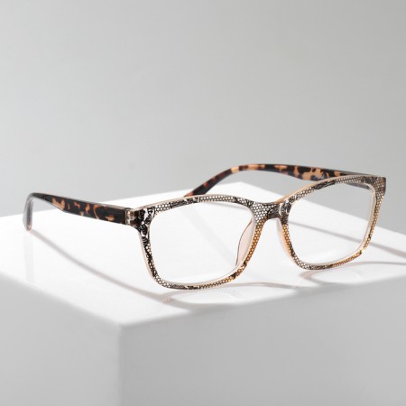 GAS GA0466 (color: C3 Black print, brown; diopter: +1; tint: no)
