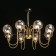 Charais chandelier, size 90x91.5x90 cm, 480W 8xe27 IP 20
